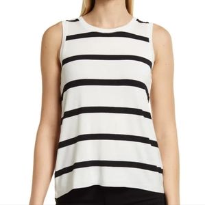 2 for 10$ Halogen Black and White Striped Top